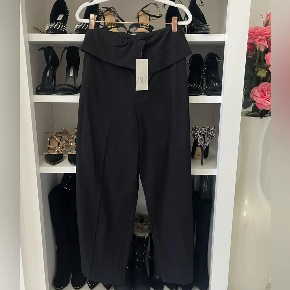 NWT Linen blend full length pants Size Xsmall